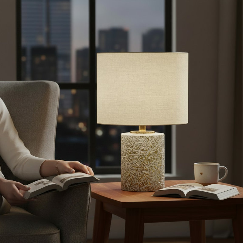 Gold Ceramic Table Lamp