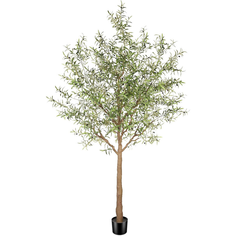 Artificial Olive Tree with Planter Natural Olive Branches