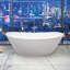 Metro Marquis 65" x 33" Freestanding Soaking Solid Surface Bathtub-88719072-50879106