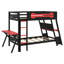 Lit superposé double pour bureau avec ports USB et rangement perforé-1858579416-1858579420