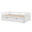 Lit de jour extensible avec couchette, lit de jour en bois avec couchette-88141041