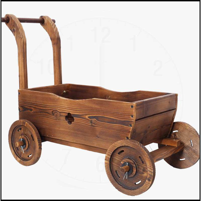 Jardinière mobile avec 4 roues