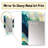 Teal And Gold Abstract Expression I - Liquid Ink Wall Mirror, Turquoise Decorative Mirror, Printed Metal Art-901914243