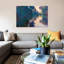 «Morning on the seine près de Giverny» par Claude Monet - reproduction d'art sur toile tendue-59698629