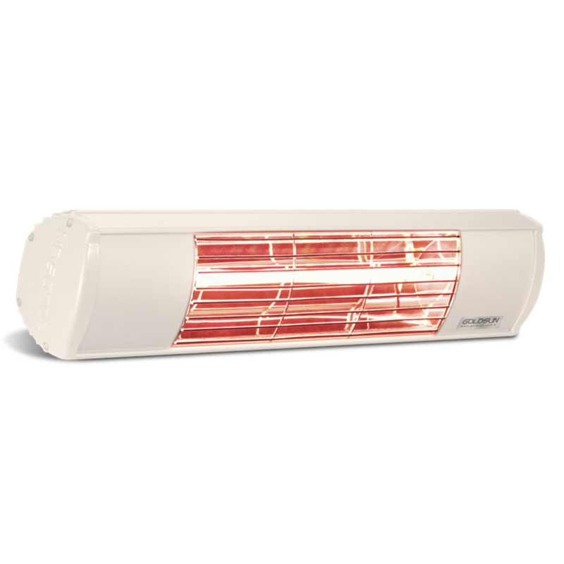 Electric Ceiling Mounted Patio Heater, White