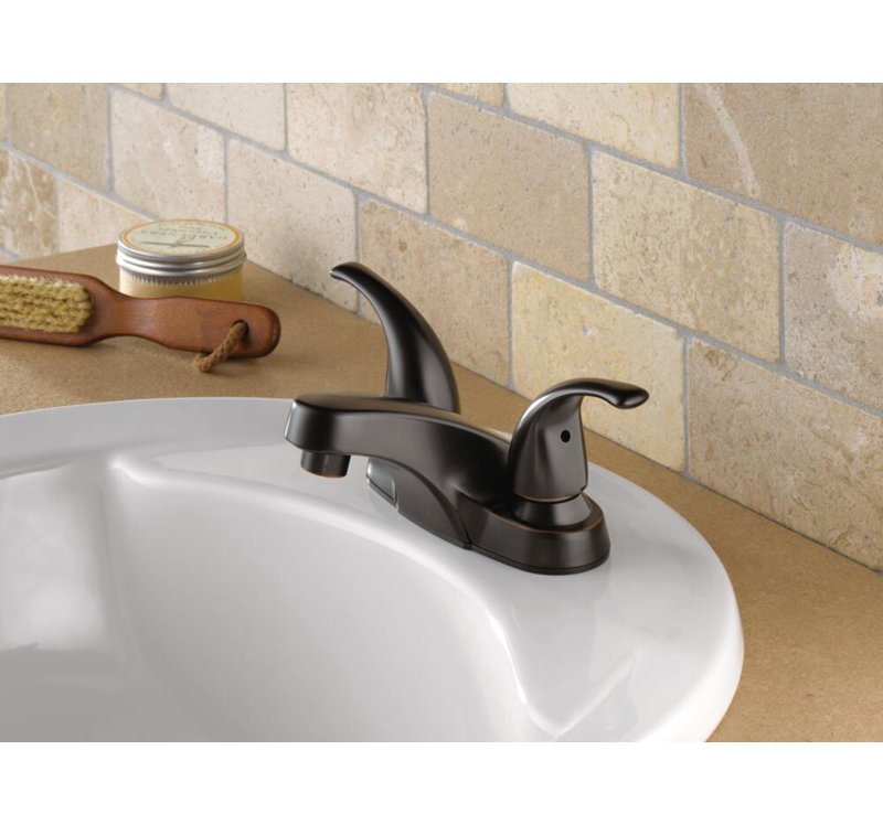 Choice 2-handle Bathroom Faucet with Drain Assembly, Metal, Oil Bronze