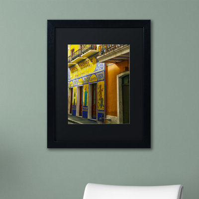 « old san juan 4 », reproduction de photo sur toile encadrée printon
