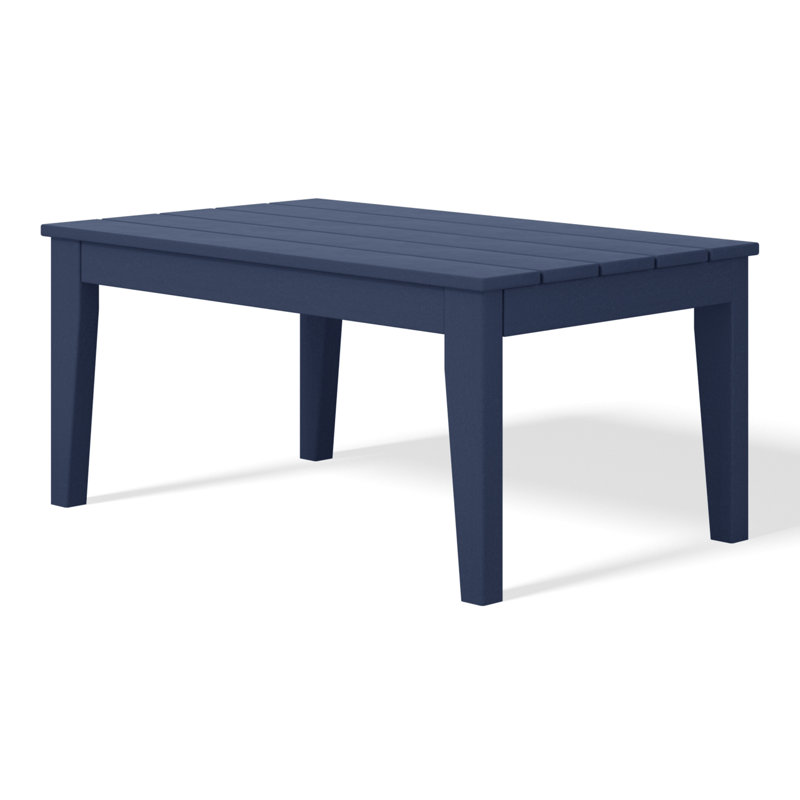 Laguna HDPE Patio Coffee Table, Navy