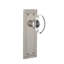 Mission Plate with Oval Clear Crystal Door Knob-1049888741-1049888742