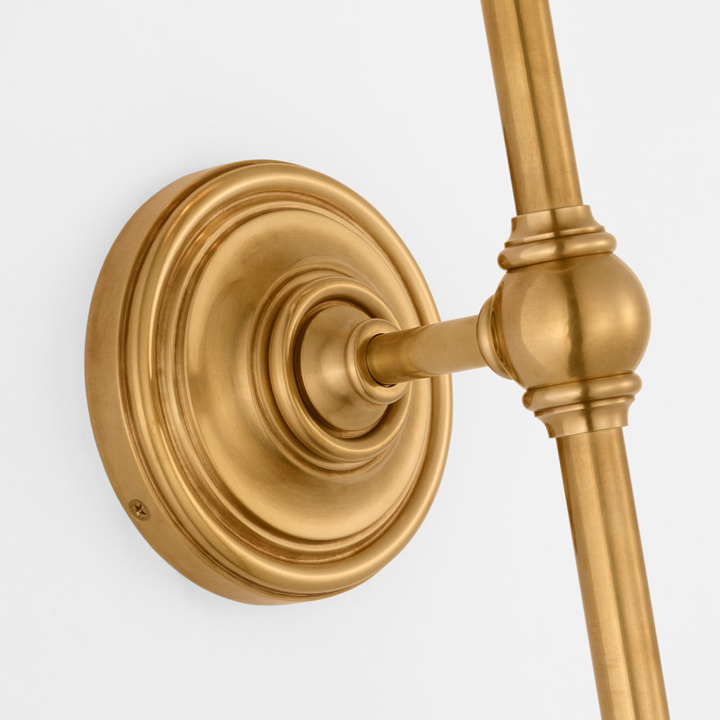 Classic 1 - Light Candle Wall Light, Antique Burnished Brass