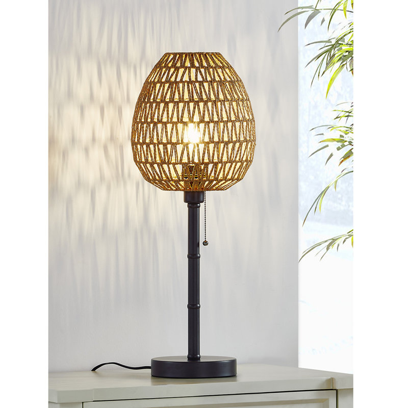 Terria Metal Table Lamp, Dark Bronze