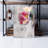 Ice Cream With Strawberry And Raspberry On Clear Glass Cup - 1 Piece Rectangle Graphic Art Print On Wrapped Canvas-71853493