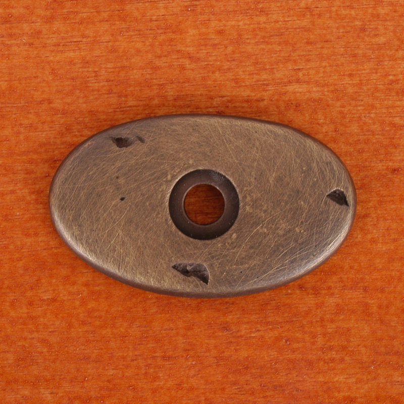 Plaque ovale patinée patinée, série BP, Antique English