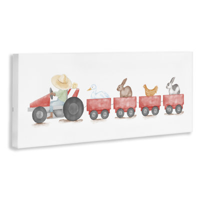 «Farm Farm Locomotive Canvas» par Daphne Polselli