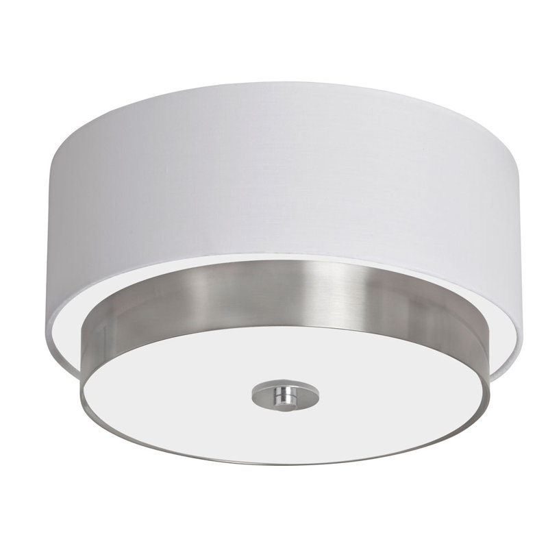 Plafonnier encastré à 3 lumières Larkin, H 8 po x l 14 po x P 14 po