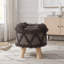 Repose-pieds en laine et coton Boho