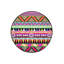 Tapis rond rond à motif géométrique multicolore lavable à la machine-266005860