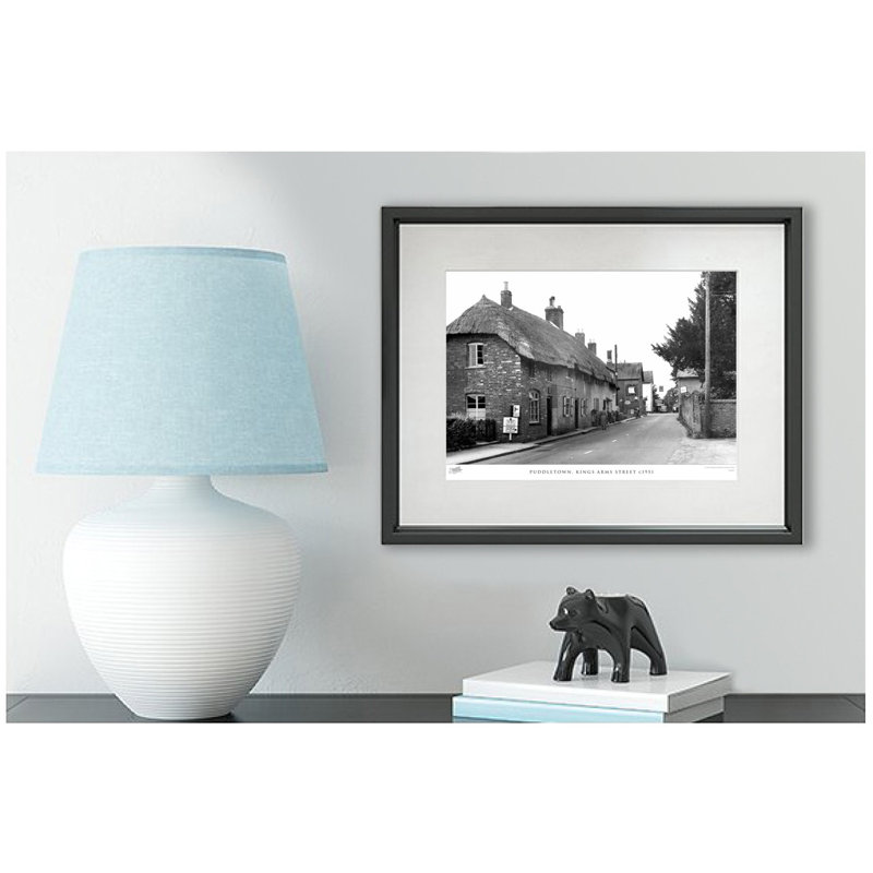 Puddletown, Kings Arms Street C1951 by Francis Frith - Single Picture Frame Print, 28cm H x 36cm W x 2.3cm D