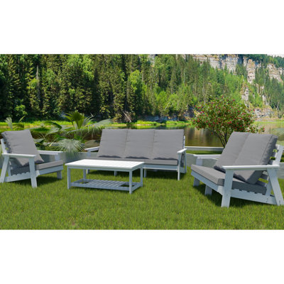 Canapé de jardin 3 places avec coussin