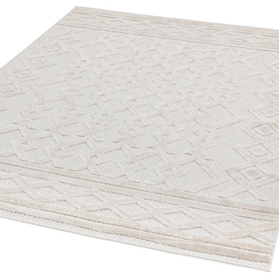 Perrotta Geometric Indoor / Outdoor Area Rug
