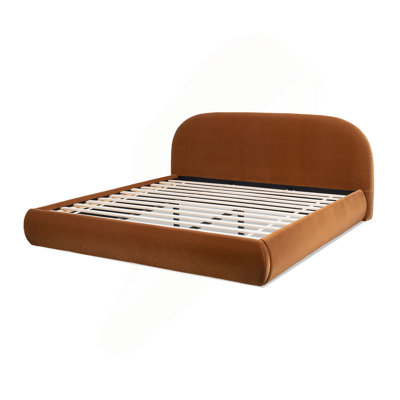 Lit plateforme tapissier Archie Puffy