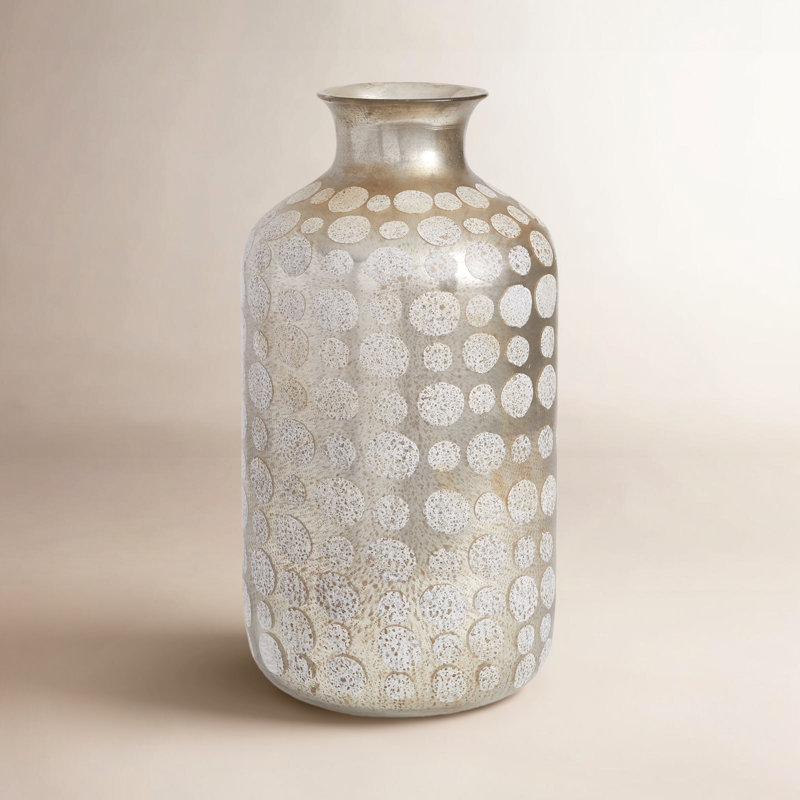 Glass Table Vase, 21" H x 11" W x 11" D