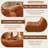 High Density Memory Foam Bean Bag Chair - Large Boneless Couch Small Sofa for Adults, Ideal Furniture for Living Room Bedroom-848483232