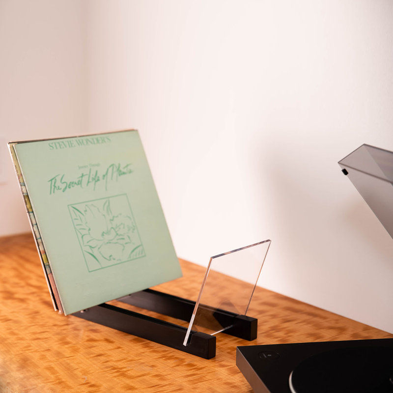 Rangement pour support à goujons en acrylique et bois, Noir