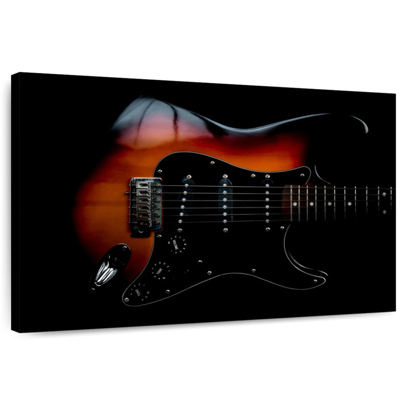 Guitare électrique élégante Abarca, H 16 po x l 24 po