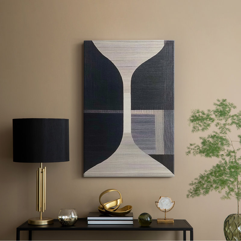 Série ABSTRACT DCL XXVII - Toile tendue avec châssis Premium - Prêt à être accroché, H 27 po x l 18 po