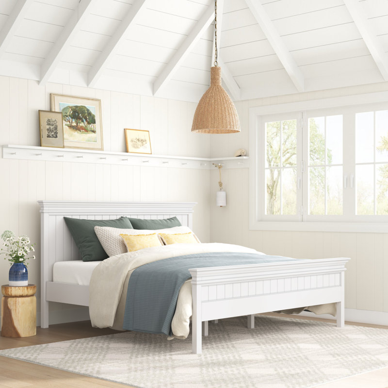 Halifax Solid Wood Platform Bed, King