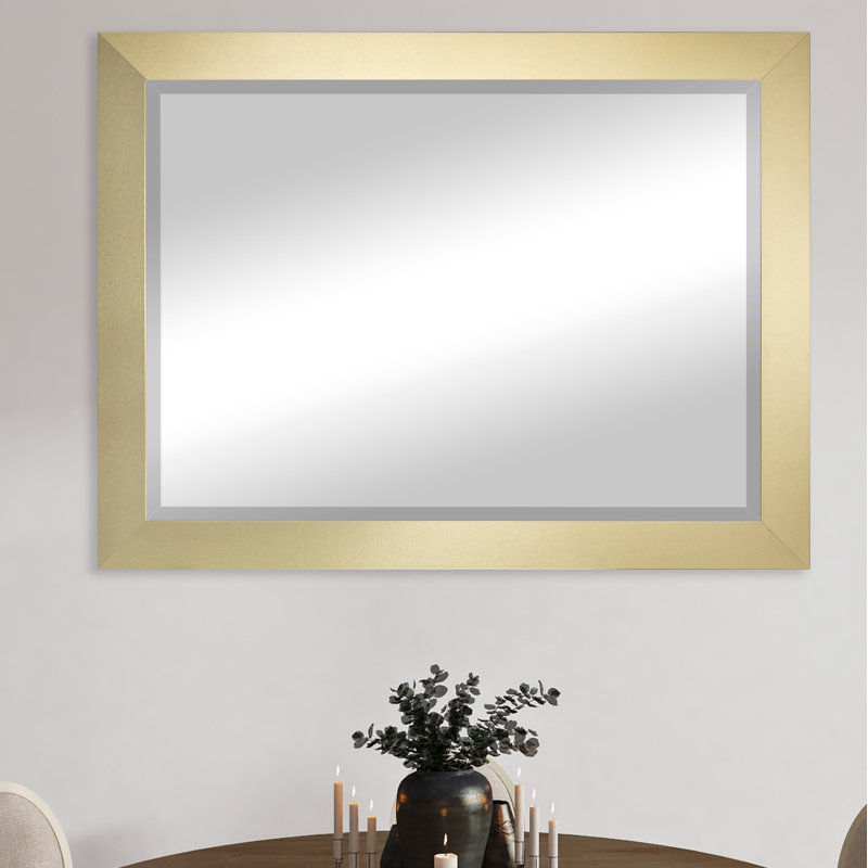 Miroir décoratif biseauté Nia, 35 po x 41 po