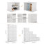 40 Pair Stackable Shoe Storage Cabinet-1729654053