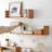 Solid Wood Floating Wall Shelf-864287678