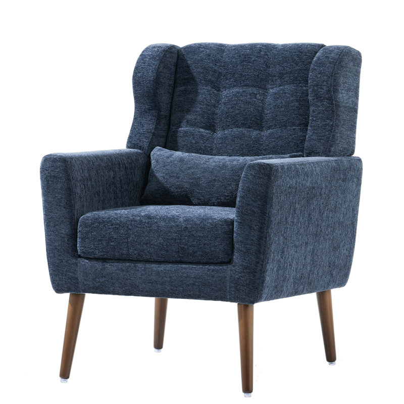 Modern Accent Chair, Living Room Chairs Comfy Reading Chair,Mid Century Accent Chair, Lounge Arm Chairs Armchair for Living Room Bedroom