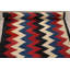 Ivoire en laine Kilim fabriqué à la main à motif Chevron/noir Tapis décoratif