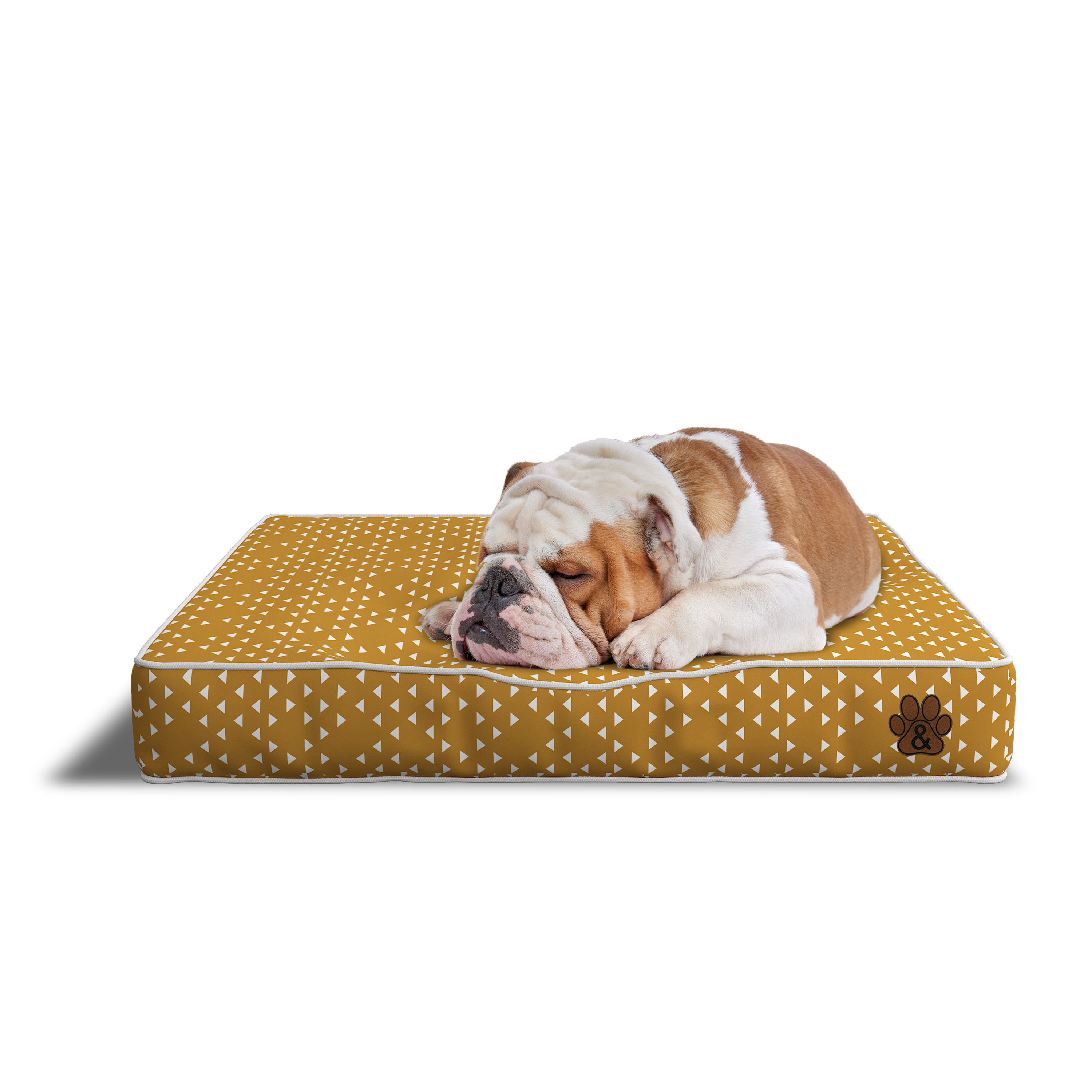 Orthopedic Dog Bed - 2-Layer Memory Foam Crate Mat with Machine