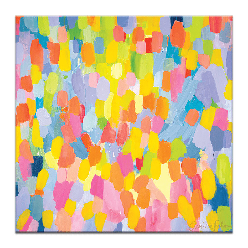 St Tropez by Amira Rahim - Painting, 41cm H x 41cm W x 3cm D, Wrapped Canvas, No Matte