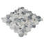 Marvella Pebble 12 in. x 12 in. Natural stone Mosaic Floor and Wall Tile-1686559811