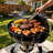 22" Kettle Charcoal Grill, Black
