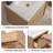 Pre-Assembled Wall Mounted Floating Bathroom Vanity In Natural Oak, Double Sinks With Engineered Marble Top-1038393448