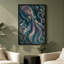 Art mural encadré sur toile - calmar sous-marin et scène de méduse - 16 po x 24 po, 24 po x 36 po-129684669-129684670