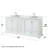 Deborah 80'' Double Bathroom Vanity with Marble Top-40065799-61125878