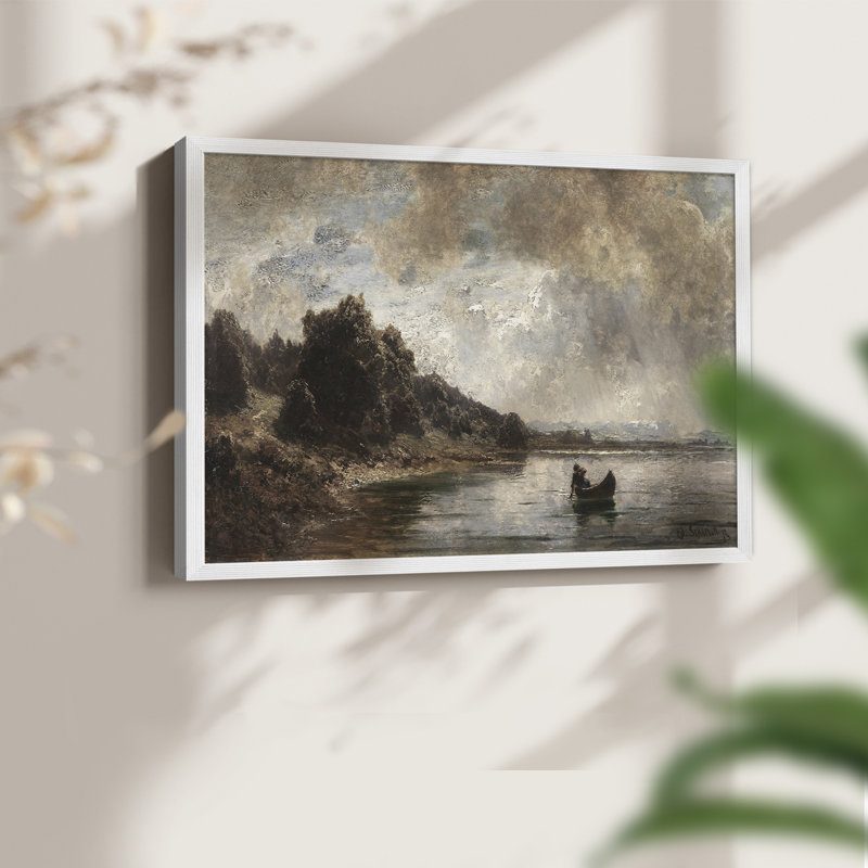Paysages rétro-CLX III - impression encadrée - réaménageable, H 11 po x l 14 po, Blanc