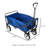 Folding Utility Cart with Telescoping Handle Heavy-Duty Collapsible Wagon with Wheels