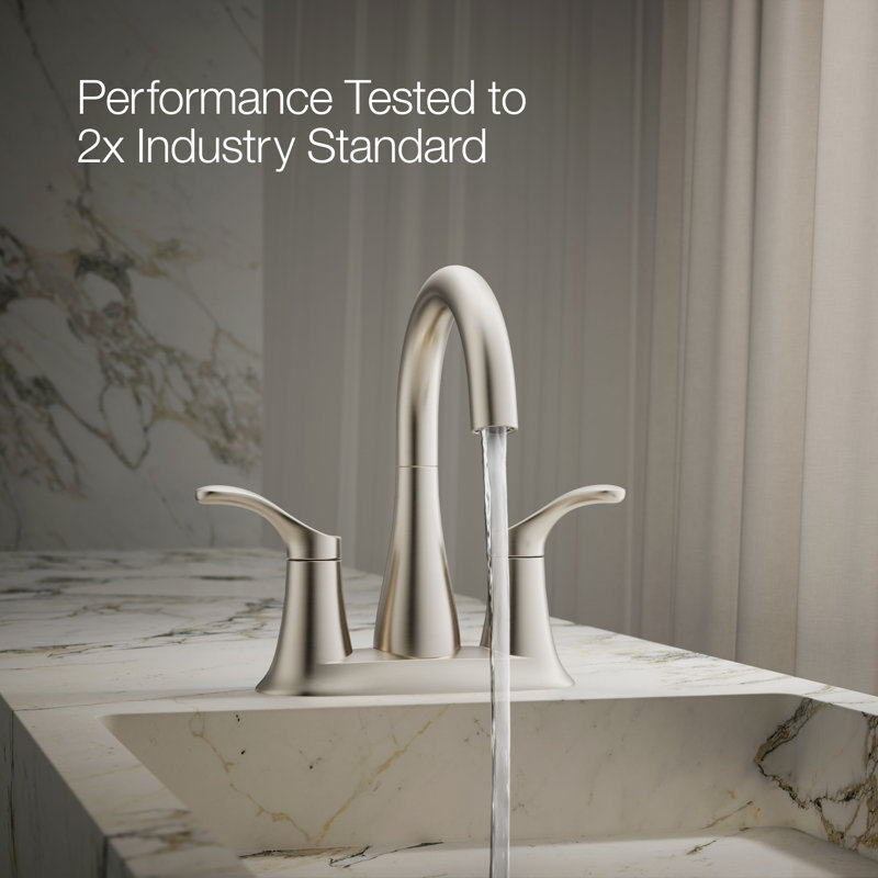 Simplice Centerset Bathroom Sink Faucet, 1.2 Gpm, Chrome