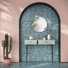 105Cm Console Table and Mirror Set