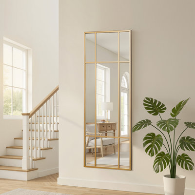 Miroir d'appoint 63 po H x 24 po rectangulaire en métal