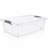 Sorbus Clear Underbed Storage Bins With Lids And Handles 40qt Capacity Organizer Boxes, Single-569855258