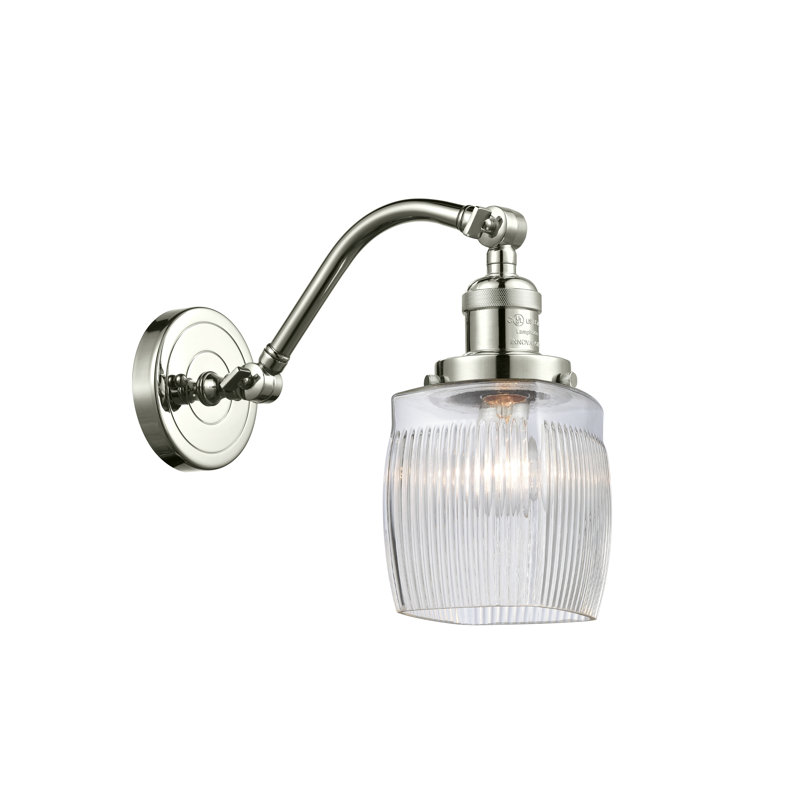 Mireya Armed Sconce, Polished Nickel